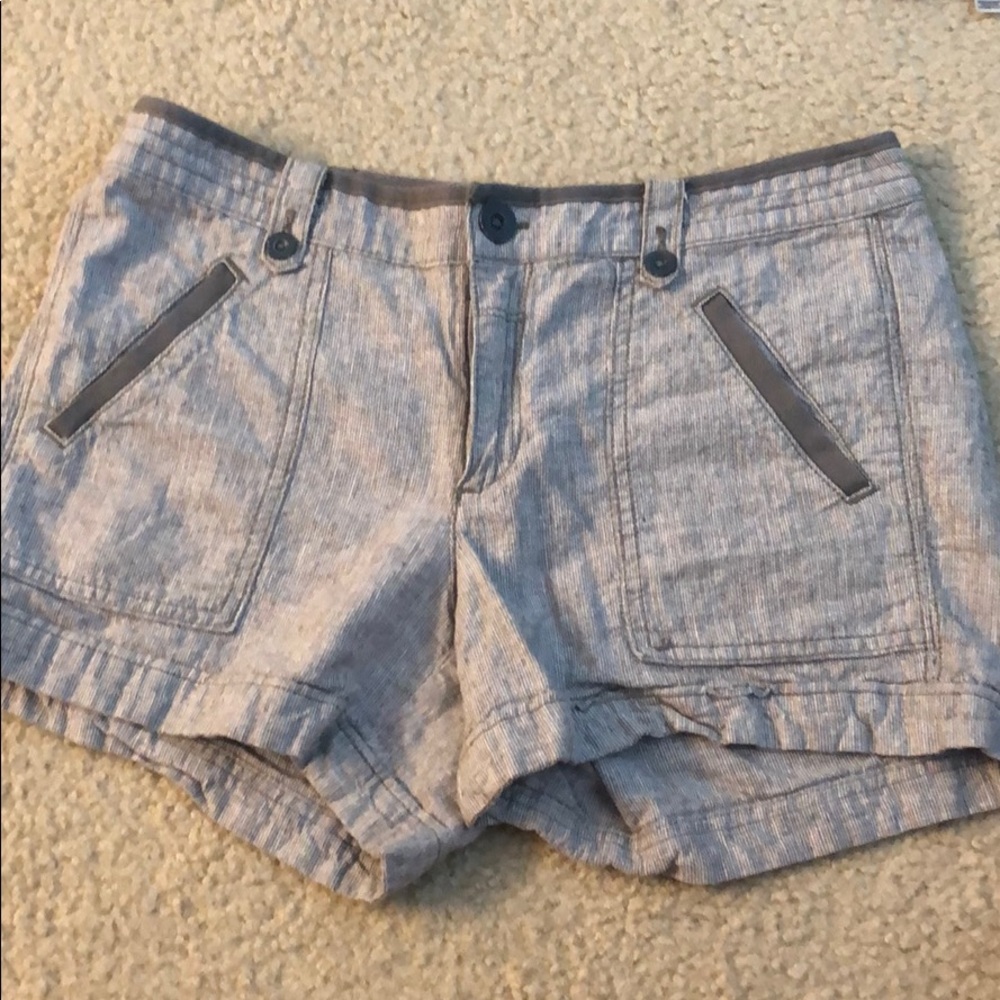 Anthropologie brand grey shorts